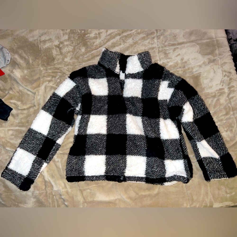 sherpa quarter zip jacket